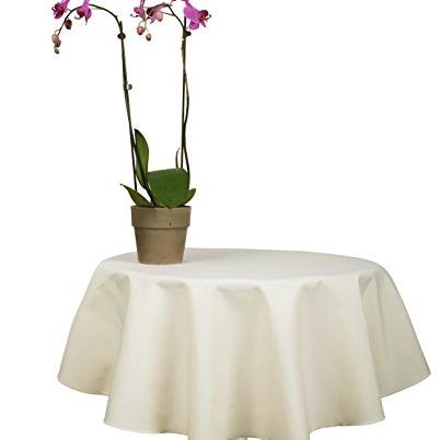 Spun Polyester Round Tablecloth