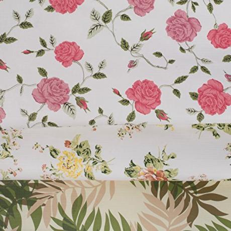 Printed Vinyl Tablecloth with Flannel Backing for The Home, Picnics, Events, Indoor and Outdoor Dining