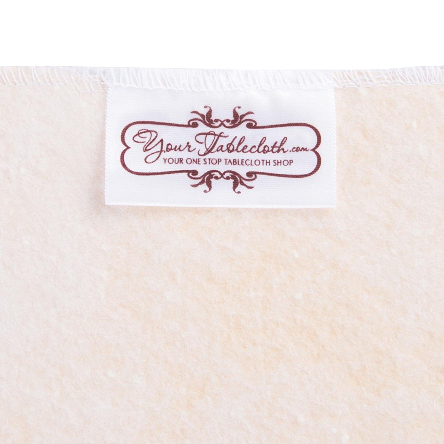 Checkered Vinyl Tablecloth with Flannel Backing for Restaurants, Picnics, Bistros, Indoor and Outdoor Dining