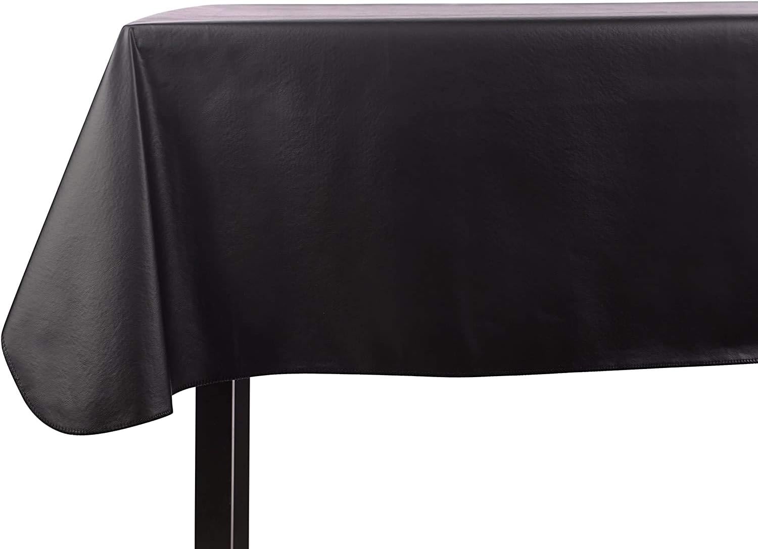 Heavy Duty Vinyl Rectangle or Square Tablecloth 6 Gauge Flannel Backed Wipeable Tablecloth with Vivid Colors & Many Sizes