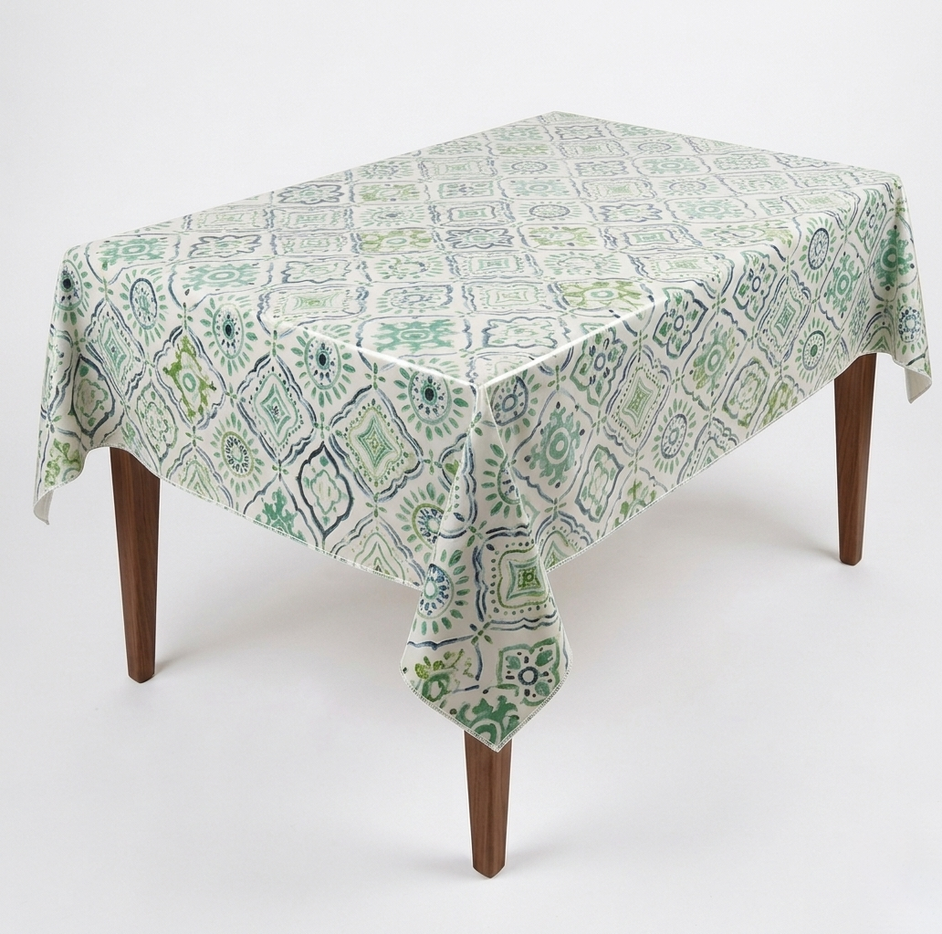 Oil Cloth Tablecloth – Waterproof Oil Cloth Fabric TableCloth (Square/Rectangle)