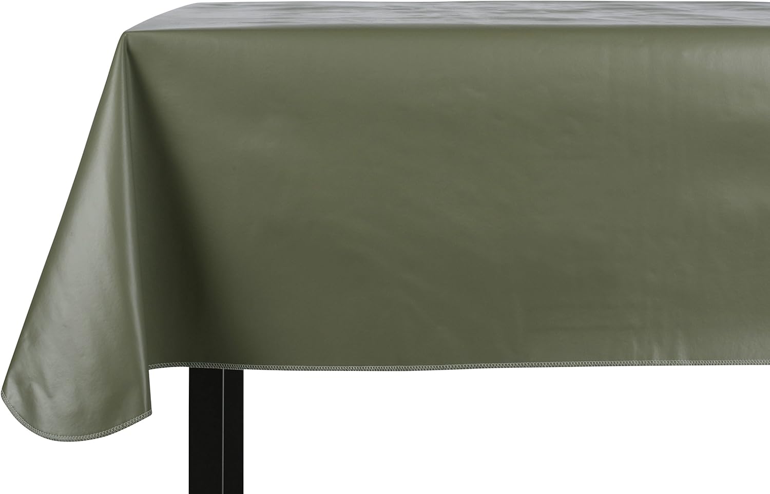 Heavy Duty Vinyl Rectangle or Square Tablecloth 6 Gauge Flannel Backed Wipeable Tablecloth with Vivid Colors & Many Sizes