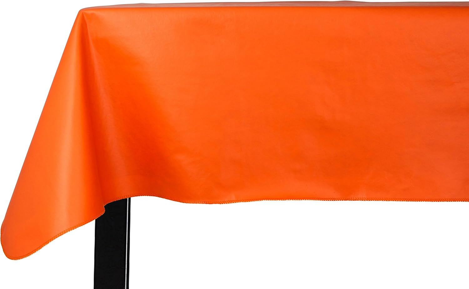 Heavy Duty Vinyl Rectangle or Square Tablecloth 6 Gauge Flannel Backed Wipeable Tablecloth with Vivid Colors & Many Sizes