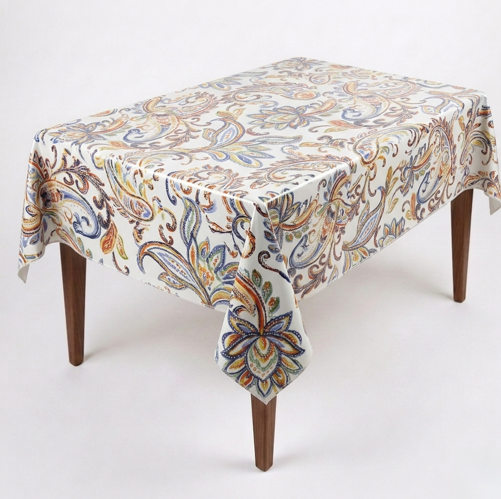 Oil Cloth Tablecloth – Waterproof Oil Cloth Fabric TableCloth (Square/Rectangle)