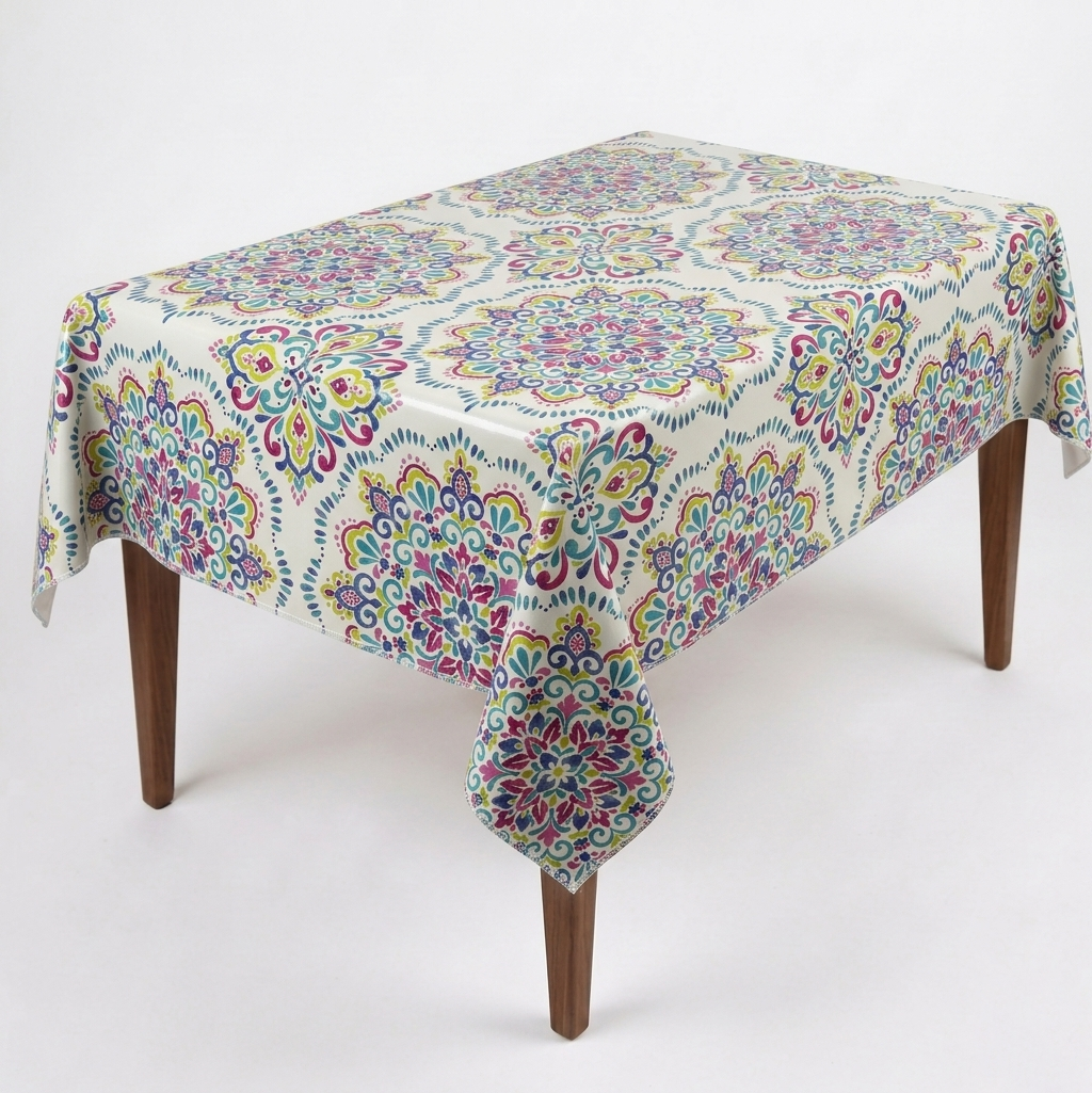 Oil Cloth Tablecloth – Waterproof Oil Cloth Fabric TableCloth (Square/Rectangle)