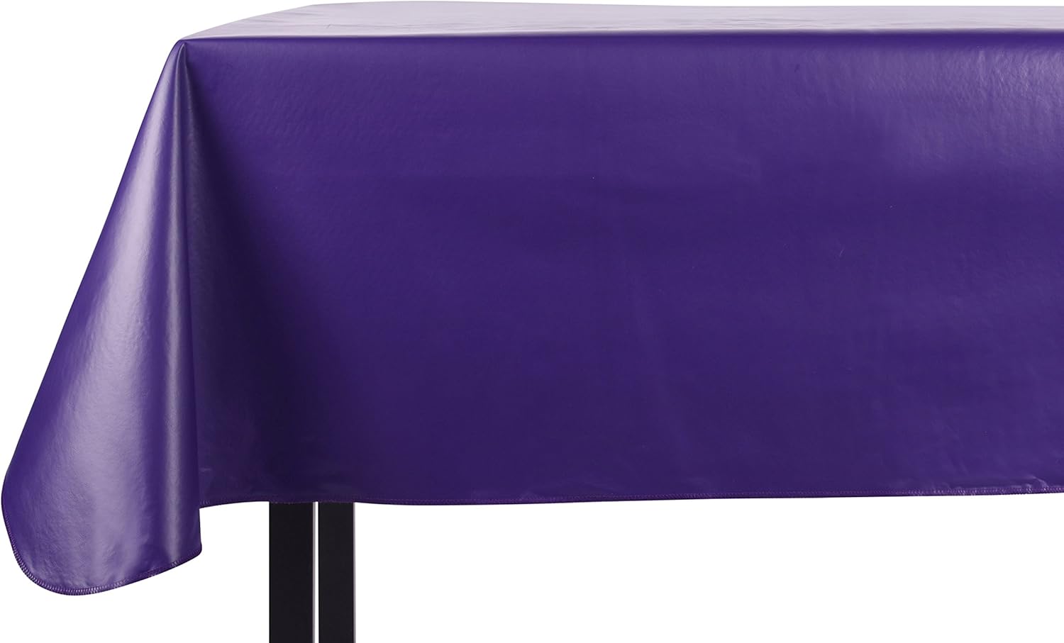 Heavy Duty Vinyl Rectangle or Square Tablecloth 6 Gauge Flannel Backed Wipeable Tablecloth with Vivid Colors & Many Sizes