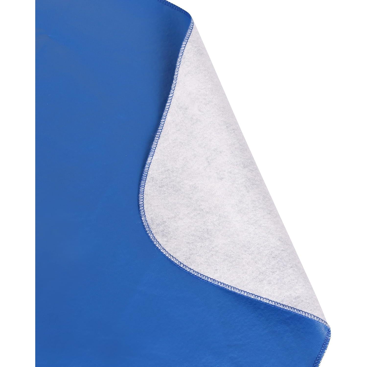 Heavy Duty Flannel Backed Round Vinyl Tablecloth 6 Gauge Thickness, Indoor and Outdoor & Easy to Clean