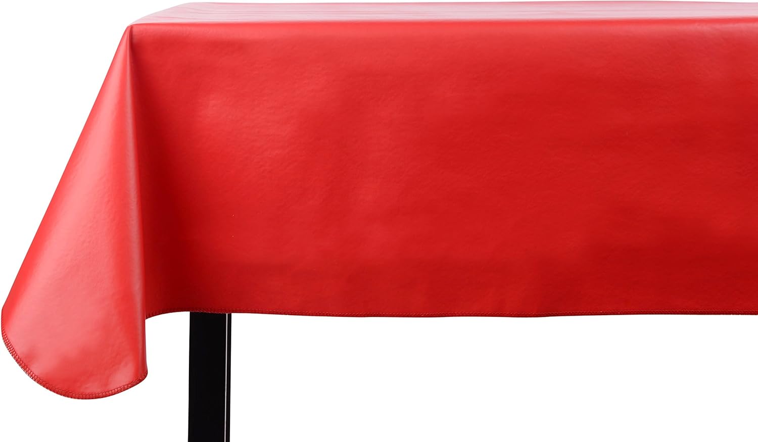 Heavy Duty Vinyl Rectangle or Square Tablecloth 6 Gauge Flannel Backed Wipeable Tablecloth with Vivid Colors & Many Sizes