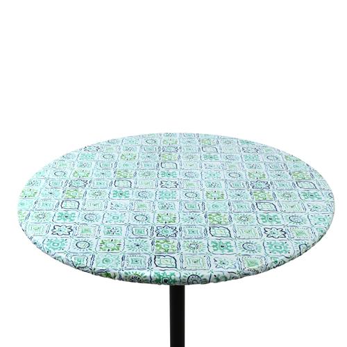 Oil Cloth Tablecloth – Waterproof Oil Cloth Fabric TableCloth (Fitted Round)