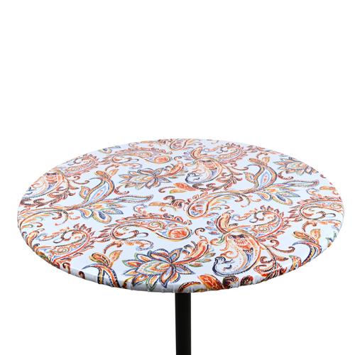 Oil Cloth Tablecloth – Waterproof Oil Cloth Fabric TableCloth (Fitted Round)