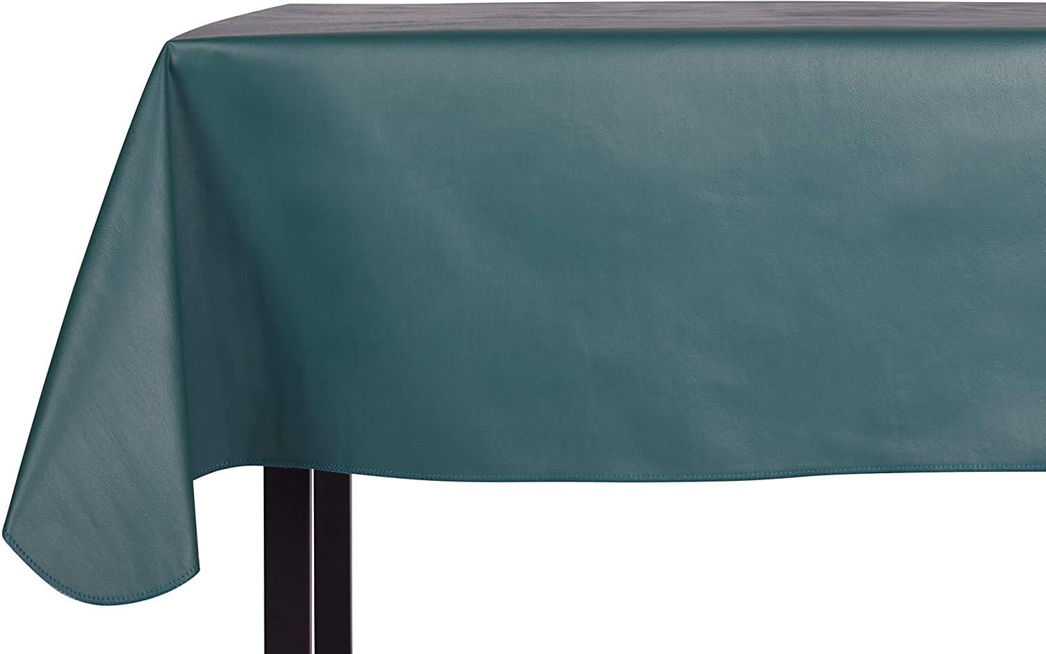 Heavy Duty Vinyl Rectangle or Square Tablecloth 6 Gauge Flannel Backed Wipeable Tablecloth with Vivid Colors & Many Sizes